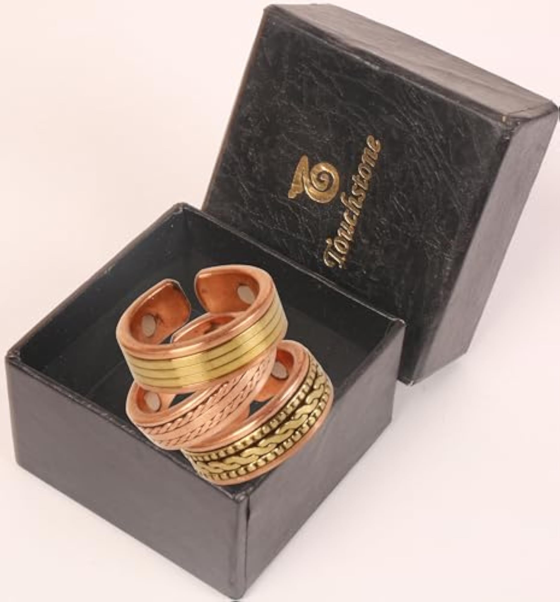 Handcrafted Pure Copper Magnetic Ring by Indian Artisans